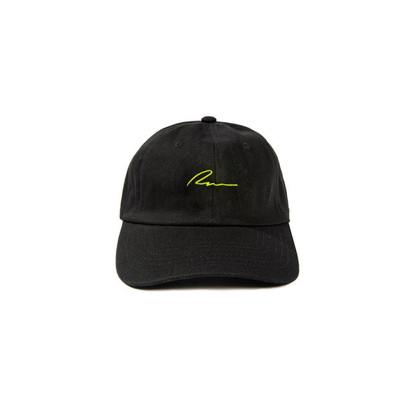 CAP-BLACK/SAFETY GREEN