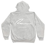 PUFF HOODIE-HEATHER GREY